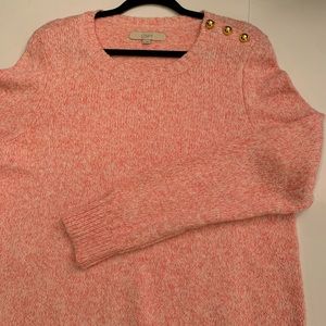 Ann Taylor LOFT Pink Sweater XL NWOT
